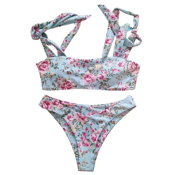 💕Tiffany Waikiki Floral Mint Bikini 💕💕 - Picture 5 of 5